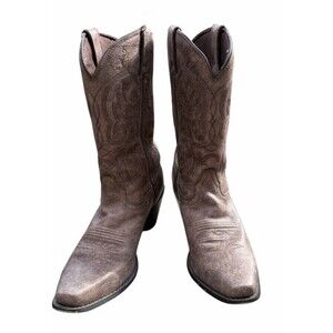 Durango RD4434 Western Brown Cowgirl Boots  Crush Collection  11” Shaft Women's
